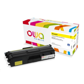 OWA Armor toner pre BROTHER HL-L 8260, 4.000 str., com. s TN423Y žltá/žltá OWA Armor toner pre BROTHER HL-L 8260, 4.000 str., com. s TN423Y žltá/žltá