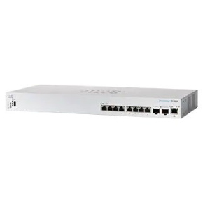 Prepínač Cisco CBS350-8XT-EU, 6xGbE, 2xGbE RJ45/SFP+