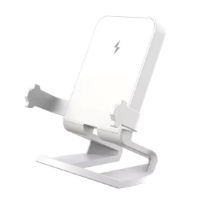 1stCOOL bezdrátová přenosná QI nabíječka 15W, panáček, USB-C, bílá