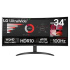 BAZAR - LG MT VA LED 34" 34WR50QK - VA panel, 3440x1440, 2xHDMI, DP, prohnutý - Poškozený obal (Komplet)