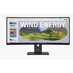 LENOVO LCD ThinkVision T34WD-40- 34",IPS,mat,21:9,3440x1440,178/178,4/6ms,300cd/m2,3000:1,CAM,DP,HDMI,VESA,3Y