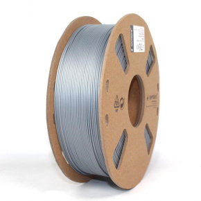 GEMBIRD Tlačová struna (filament) PLA PLUS, 1,75 mm, 1 kg, strieborná