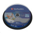 VERBATIM BD-R SL Datalife (10-pack)Blu-Ray/Spindle/6x/25GB Wide Printable