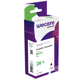 WECARE ARMOR kazeta pre EPSON XP510/520 čierna, 21 ml, (T26214010)