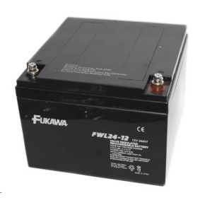 Batéria - FUKAWA FWL 24-12 (12V/24 Ah - M5), životnosť 10 rokov
