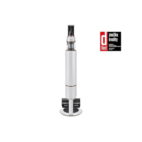 Samsung Bespoke Jet Plus complete tyčový vysavač, 580 W, LCD displej, vysýpací stanice, dTest, Misty White