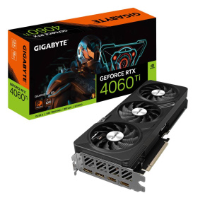 GIGABYTE VGA NVIDIA GeForce RTX 4060 Ti GAMING 8G OC, RTX 4060 Ti, 8GB GDDR6X, 3xDP, 1xHDMI