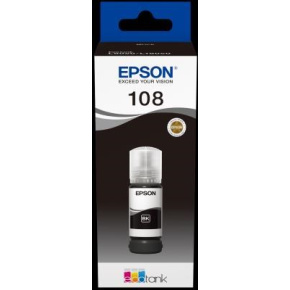 BAZAR - EPSON 108 EcoTank Black ink bottle - Poškozený obal (Komplet)