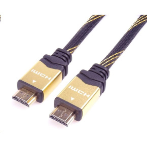 Kábel HDMI PREMIUMCORD 2.0 Vysokorýchlostný + ethernetový kábel HQ, pozlátené konektory, 3 m Kábel HDMI PREMIUMCORD 2.0 Vysokorýchlostný + ethernetový kábel HQ, pozlátené konektory, 3 m