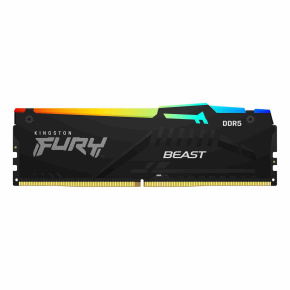 KINGSTON DIMM DDR5 64GB 5600MT/s CL40 FURY Beast Černá RGB KINGSTON DIMM DDR5 64GB 5600MT/s CL40 FURY Beast Černá RGB